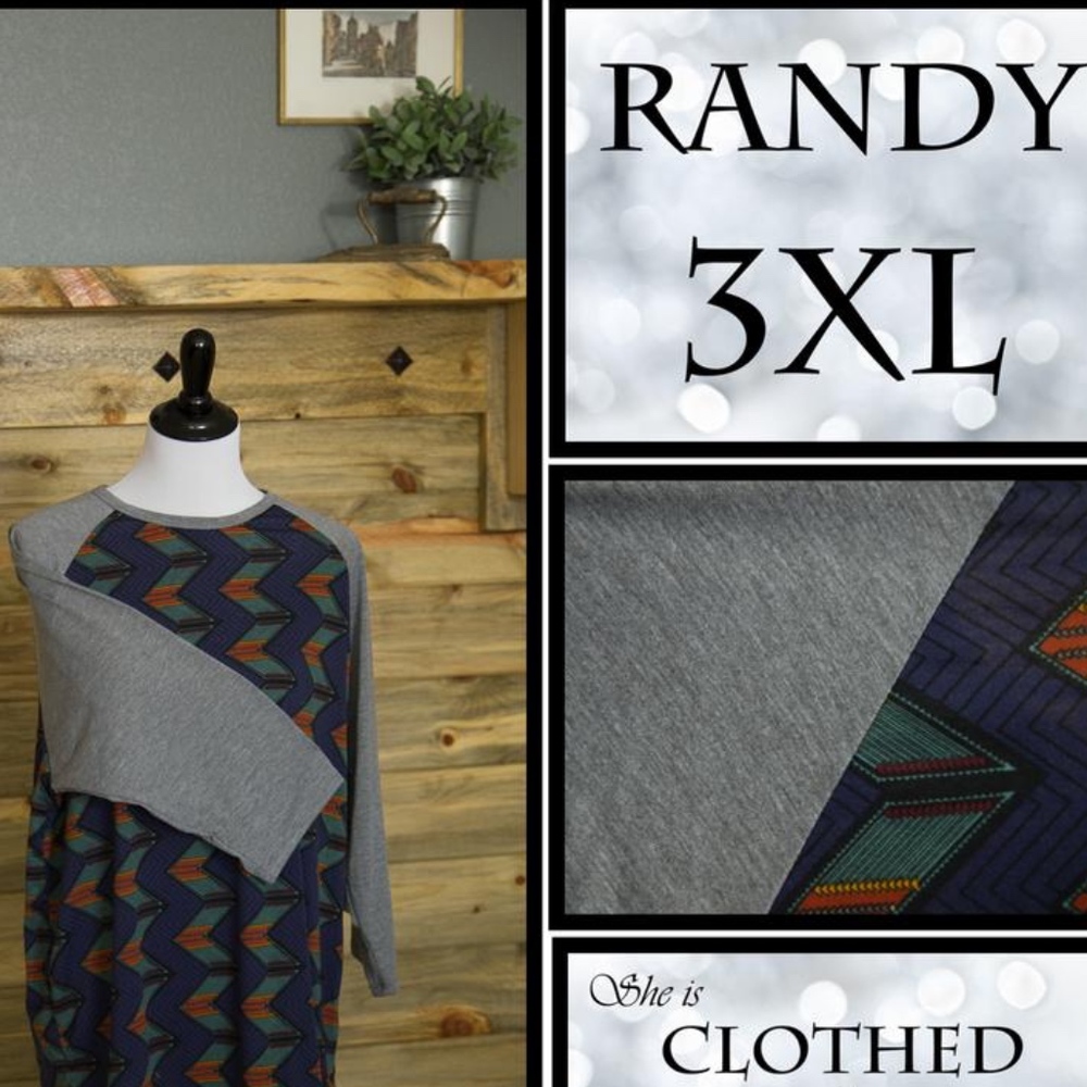 LULAROE RANDY Womens Size 3X MSRP $35 for $15 BNWT